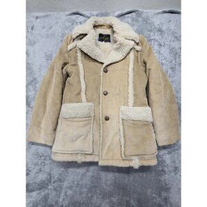 Vintage‎ Montgomery Wards Jacket Mens Size 40 Beige Insulated